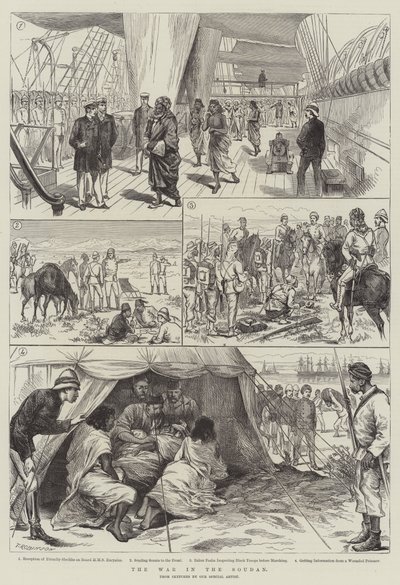 Der Krieg im Sudan (Stich) von English School