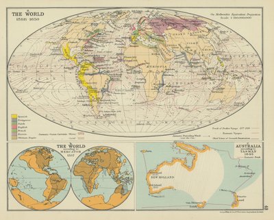 Die Welt 1588-1650 von English School