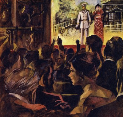 Das Publikum rief und zischte während der Uraufführung von Madame Butterfly von English School