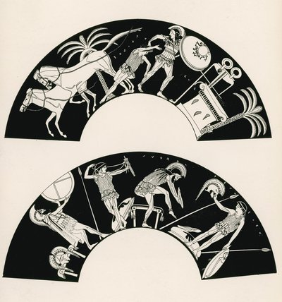 Der Tod des Troilos (Gravur) von English School