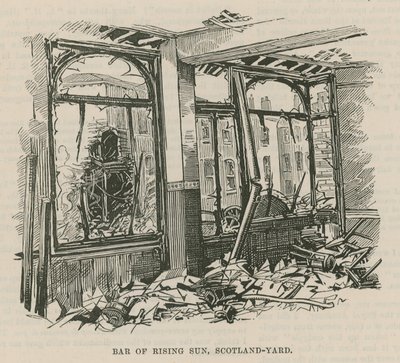 Der Dynamitanschlag in Westminster; Bar der Rising Sun von English School