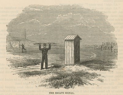 Fluchtsignal bei den Woolwich Hulks von English School