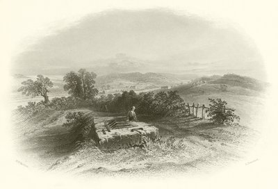 Das Schlachtfeld von Bannockburn von English School