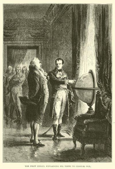 Der erste Konsul erklärt seine Ansichten Charles Fox von English School