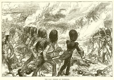 Der letzte Angriff bei Waterloo von English School