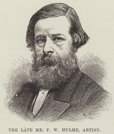 Der verstorbene Mr. F. W. Hulme, Künstler (Stich) von English School