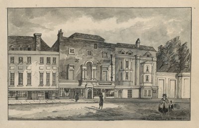 Die alte Königliche Akademie in Pall Mall von English School