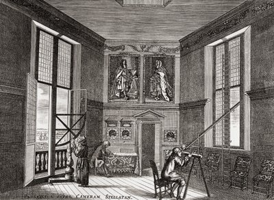 Der alte Beobachtungsraum, Greenwich, aus A Short History of the English People von J. R. Green, veröffentlicht 1893 von English School