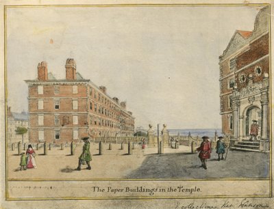 Die Papiergebäude im Temple von English School