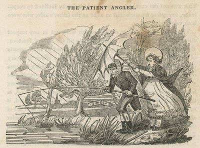 Der geduldige Angler von English School