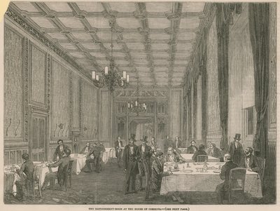 Der Erfrischungsraum im House of Commons von English School