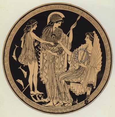 Theseus vor Amphitrite gebracht von English School