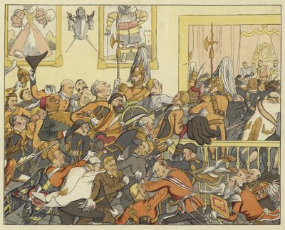 Diese störende Zwietracht des Adels, dieses Schulter-an-Schulter im Hof. Heinrich VI, Teil I, Akt IV, Szene 1 von English School