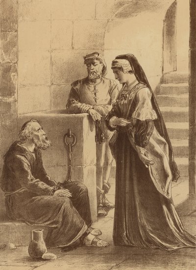 Thomas Maxfield, "Eine Dame von Qualität fand Mittel, ihn wohltätig zu besuchen" von English School