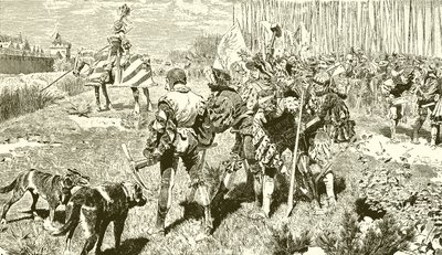 Tilly fordert die Übergabe von Magdeburg von English School