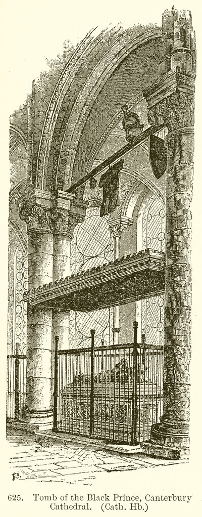 Grab des Schwarzen Prinzen, Kathedrale von Canterbury von English School