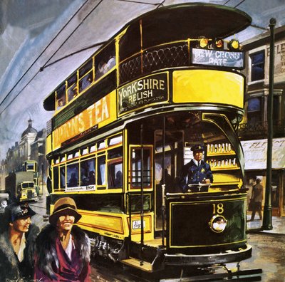 Straßenbahn von English School