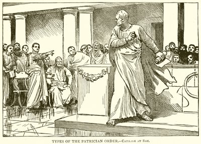 Typen des Patrizierstandes.—Catilina in der Enge von English School