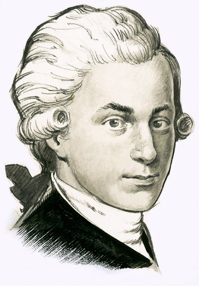 Unidentifizierter junger Mann, möglicherweise Mozart von English School