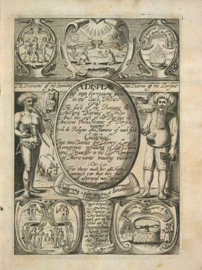 Verschiedene Sekten und Rituale, Illustration aus 