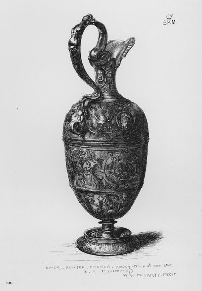 Victoria und Albert Museum: Kanne, Zinn, Französisch, um 1560 von English School