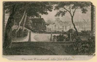Blick in der Nähe von Wandsworth von Chelsea von English School