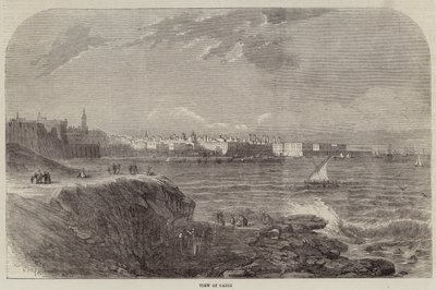 Ansicht von Cadiz (Stich) von English School