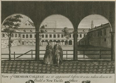 Ansicht des Gresham College von English School