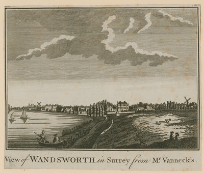 Ansicht von Wandsworth in Surrey von Mr. Vannecks von English School