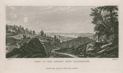 Ansicht des alten London von Blackheath von English School