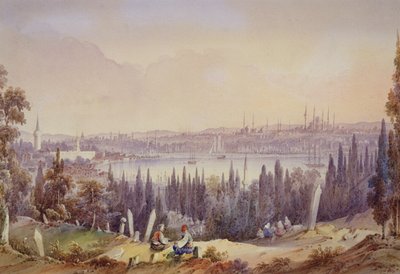 Ansicht des Goldenen Horns, ca. 1840 von English School