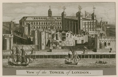 Ansicht des Tower of London von English School