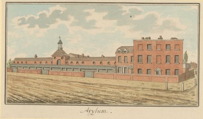 Ansicht des Asyls in St. Georges Fields von English School