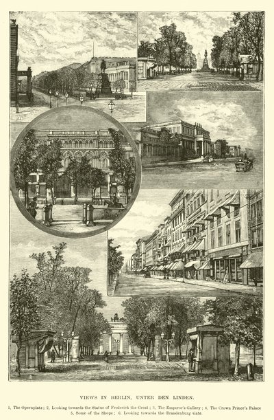 Ansichten von Berlin, Unter den Linden von English School