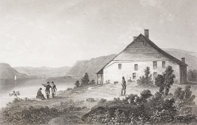 Washingtons Hauptquartier in der Nähe von Newburgh, aus 