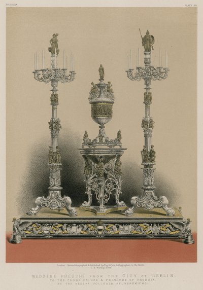 Hochzeitsgeschenk der Stadt Berlin an den Kronprinzen und die Kronprinzessin von Preußen von English School