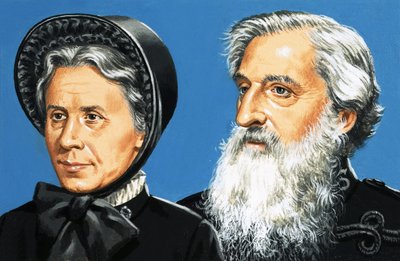 William Booth und seine Frau Catherine von English School