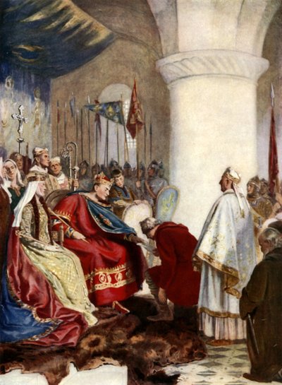 Wilhelm I. gewährt der Stadt London eine Urkunde von English School