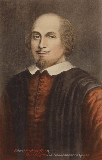 William Shakespeare (ca. 1564-1616), englischer Dramatiker und Dichter von English School