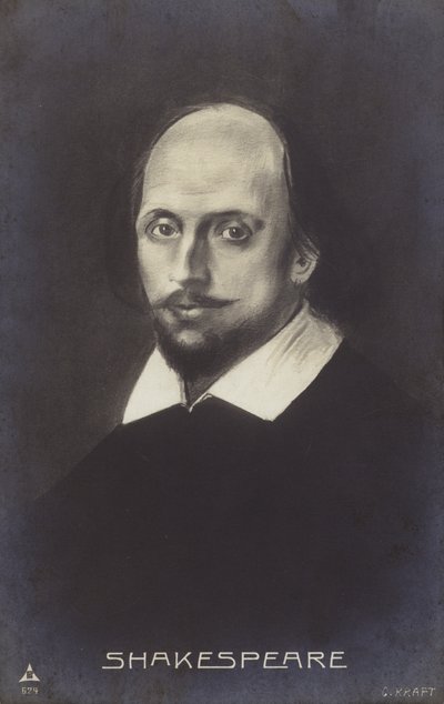 William Shakespeare (ca. 1564-1616), englischer Dramatiker und Dichter von English School