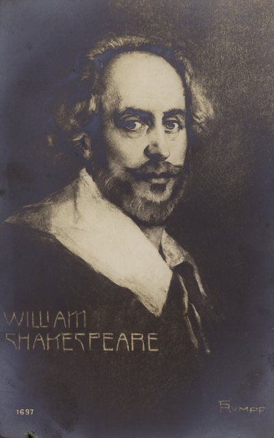 William Shakespeare, englischer Dramatiker und Dichter von English School