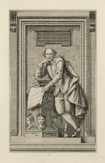 William Shakespeare Denkmal von English School