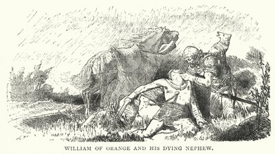 Wilhelm von Oranien und sein sterbender Neffe von English School
