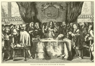 Wilhelm von Oranien wird Statthalter von Holland von English School