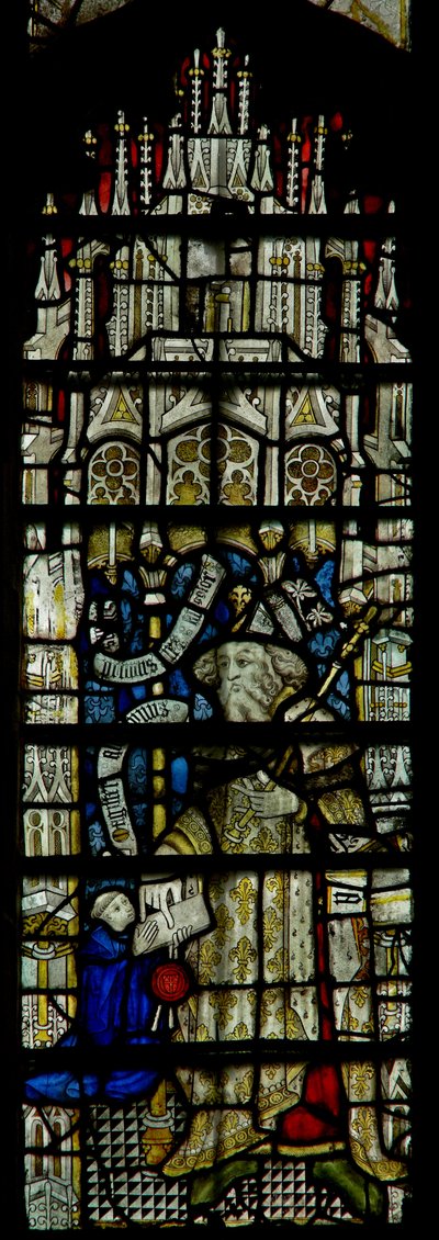 Fenster Clsty N3, Darstellung von Wilhelm dem Eroberer von English School