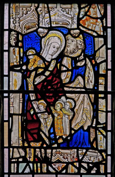 Fenster Ew zeigt St. Maria Kleophas, Alphaeus und ihre Kinder von English School
