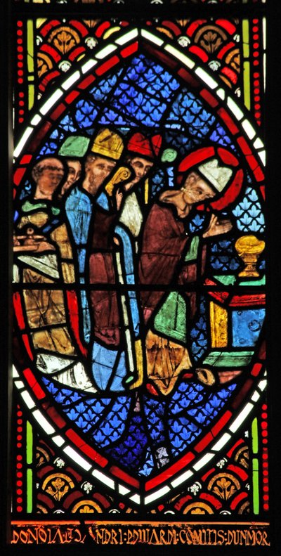 Eine Szene der Messe von English School
