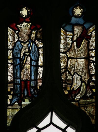 Fenster N6 mit einem König und einem Propheten von English School