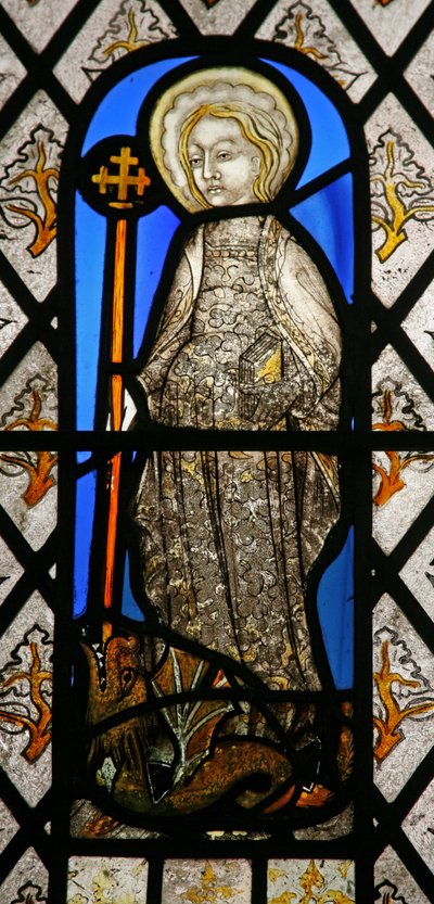 Fenster Na mit Darstellung von St. Margareta von English School