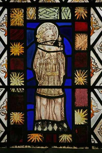 Fenster Sa mit Darstellung von St. Edmund von English School